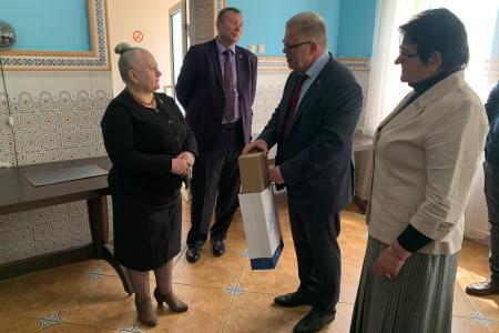 Московская область. Руководитель фракции КПРФ в Мособлдуме Александр Наумов посетил с рабочим визитом город Озёры