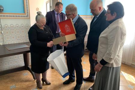 Московская область. Руководитель фракции КПРФ в Мособлдуме Александр Наумов посетил с рабочим визитом город Озёры