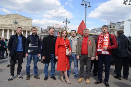 Подмосковные коммунисты провели большую работу в регионе  в период майских праздников