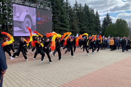 Московская область. Депутат-коммунист Александр Наумов принял участие в торжественном мероприятии к 9 мая в г.о. Кашира