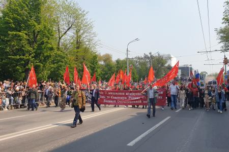 Ростовские коммунисты прошли в рядах «Бессмертного полка» - 2022