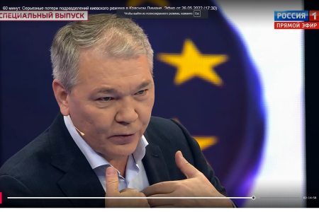 Леонид Калашников 26 мая принял участие в программе «60 минут» телеканала «Россия 1»