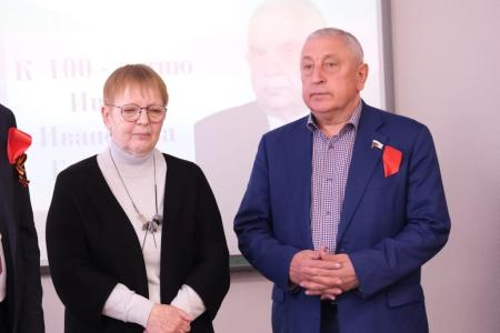 Н.М. Харитонов принял участие в открытии аудитории имени И.И. Гудилина в Новосибирском государственном аграрном университете