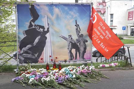 Псков. Коммунистический ответ вандалам – фашизм не пройдёт!