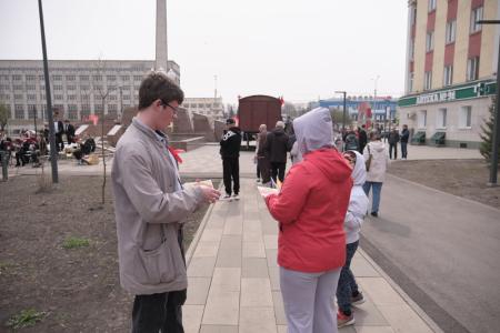 Красноярские коммунисты встретили Первомай