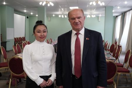 Председатель ЦК КПРФ Г.А. Зюганов провел занятие в Центре политической учебы