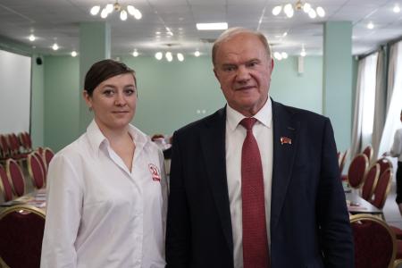 Председатель ЦК КПРФ Г.А. Зюганов провел занятие в Центре политической учебы