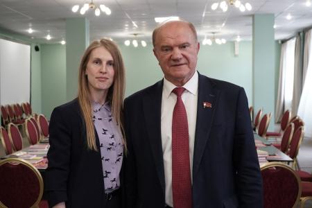 Председатель ЦК КПРФ Г.А. Зюганов провел занятие в Центре политической учебы