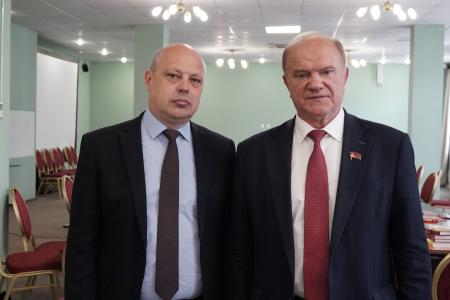 Председатель ЦК КПРФ Г.А. Зюганов провел занятие в Центре политической учебы