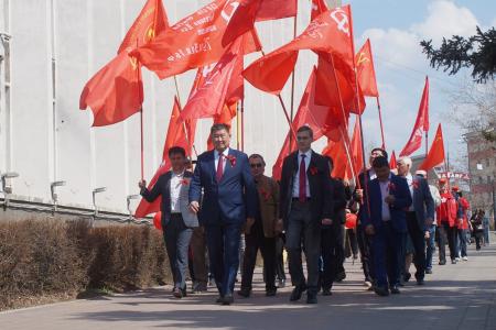 Республика Бурятия: Первомай шагает по планете…