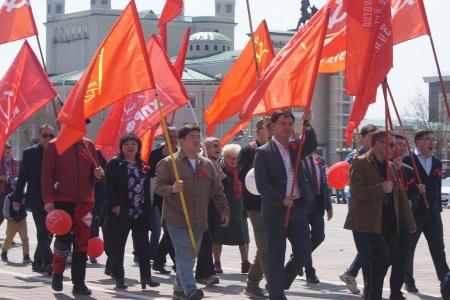 Республика Бурятия: Первомай шагает по планете…