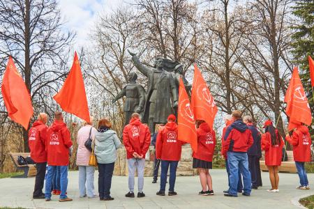 Нижегородские коммунисты встретили Первомай