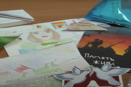 Новосибирские школьники откликнулись на акцию «Письмо бойцам российской армии»