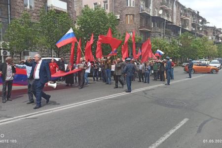 Партии, входящие в СКП-КПСС, провели праздничные первомайские демонстрации