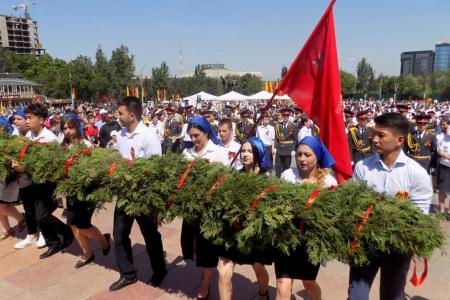 Компартии, входящие в СКП-КПСС, приняли участие в мероприятиях в честь дня Великой Победы