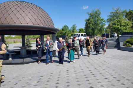 Делегация КПРФ во главе с Казбеком Тайсаевым с рабочим визитом прибыла в Донбасс