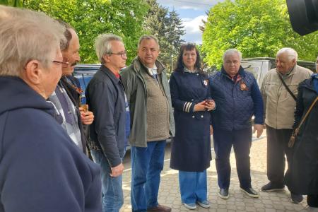 Делегация КПРФ во главе с Казбеком Тайсаевым с рабочим визитом прибыла в Донбасс