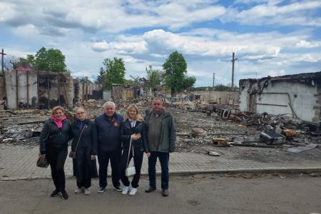 Делегация КПРФ во главе с Казбеком Тайсаевым с рабочим визитом прибыла в Донбасс