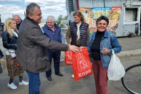 Второй день рабочей поездки делегации КПРФ под руководством Казбека Тайсаева в Донбасс