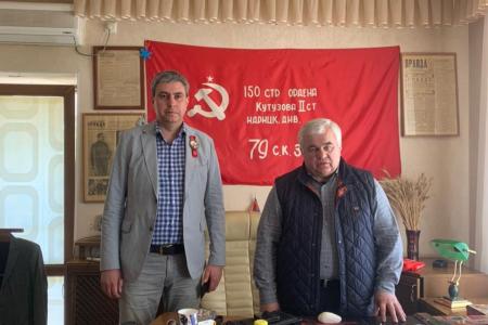 В рамках визита на Донбасс делегация КПРФ под руководством Казбека Тайсаева посетила ЛНР
