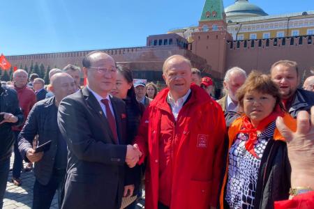 Ребята с Северного Кавказа приняли участие в торжественной линейке в честь юбилея Дня Пионерии