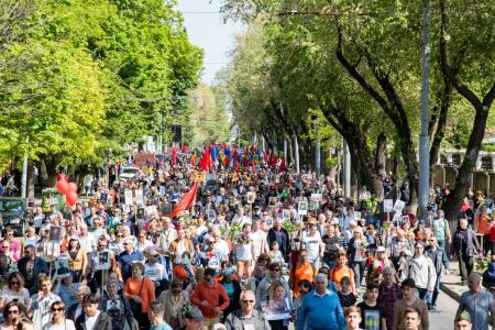 Компартии, входящие в СКП-КПСС, приняли участие в мероприятиях в честь дня Великой Победы
