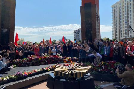 Компартии, входящие в СКП-КПСС, приняли участие в мероприятиях в честь дня Великой Победы