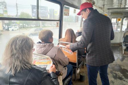 В Иваново начал курсировать пионерский троллейбус