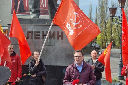 Лидер калининградских коммунистов Максим Буланов: 1 Мая — это День борьбы за права трудящихся!
