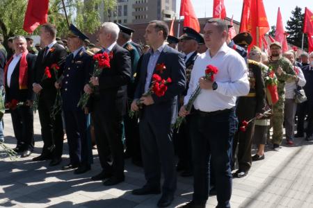 Краснодар. Активисты КПРФ и других лево-патриотических сил отметили День Победы