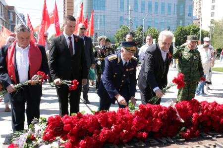Краснодар. Активисты КПРФ и других лево-патриотических сил отметили День Победы