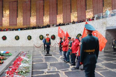 Возложения в честь 77-й годовщины Победы в Великой Отечественной войне в Сталинграде