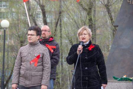 Томские коммунисты митингом отметили 1 мая