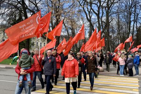 Ярославские коммунисты отметили 77-ю годовщину Великой Победы