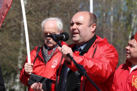 В Рязани состоялся первомайский митинг за социальную справедливость