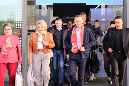 Делегация ЦК КПРФ на Саратовской земле