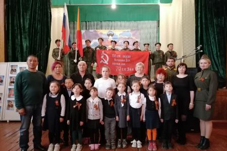 Акция по вручению копии Знамени Победы прошла в Забайкалье