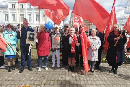 Коммунисты Архангельской области достойно встретили 77-ю годовщину Великой Победы