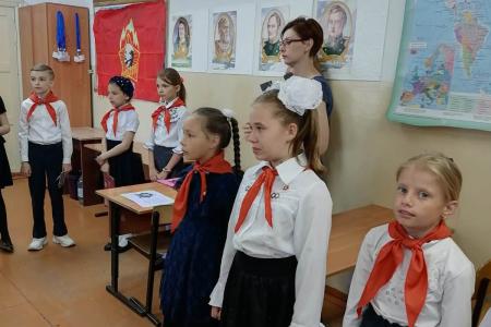 Амурская область. Ещё восемь ребят пополнили пионерскую дружину Константиновского района