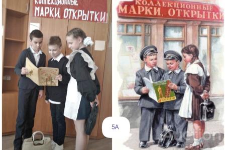 Школьники Архангельска "оживили" советские пионерские открытки