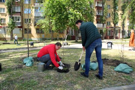 Воронеж. Пионерский сквер в честь юбилея пионерии
