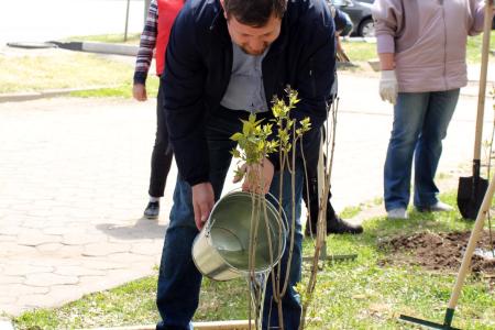 Воронеж. Пионерский сквер в честь юбилея пионерии