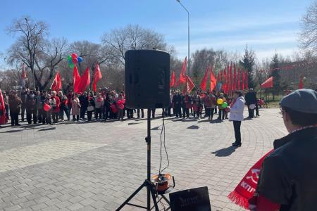 В Тюмени состоялся митинг, посвященный дню Международный солидарности трудящихся