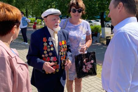 Нижегородская область. Дзержинские коммунисты приняли участие во встрече участников автопробега, посвященного «Строителям безмолвных рубежей»