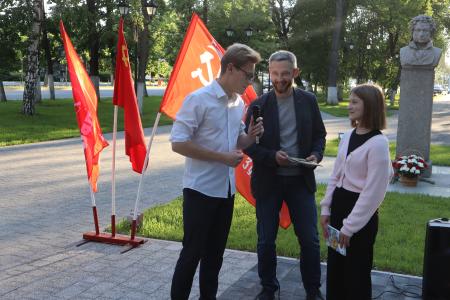 В Пензе в сквере им. А.С. Пушкина прошло торжественное празднование Дня русского языка