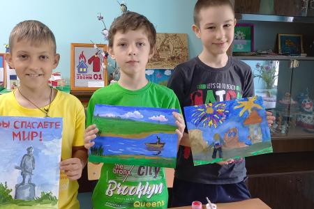 Воронежская область. Дети из Нижнедевицка нарисовали желанный мир
