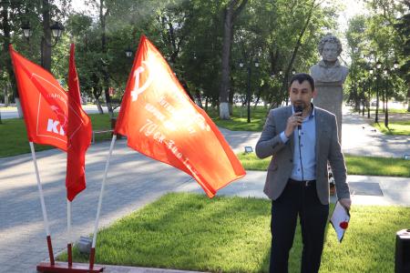 В Пензе в сквере им. А.С. Пушкина прошло торжественное празднование Дня русского языка