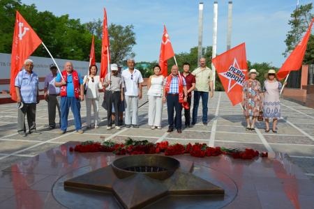 Калмыкия. Акция Памяти воинов, павших за свободу Родины