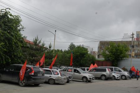 В Новосибирске прошел автопробег, посвященный началу Великой Отечественной войны