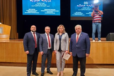 Казбек Тайсаев выступил на заседании межведомственных координационных штабов России и Сирии по возвращению беженцев в САР